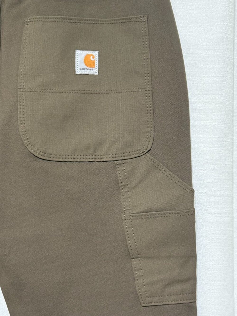 Carhartt Force Fitted Midweight Utility Legging, Medium, Olive Green - Picture 5 of 8